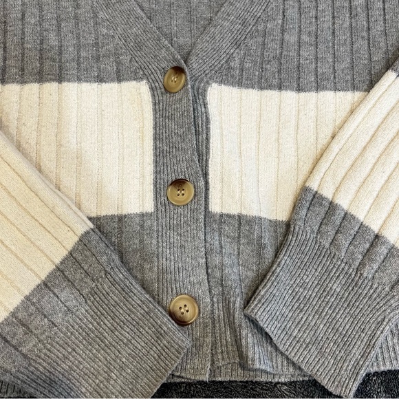 Striped Cardigan Sweater - Picture 2 of 3